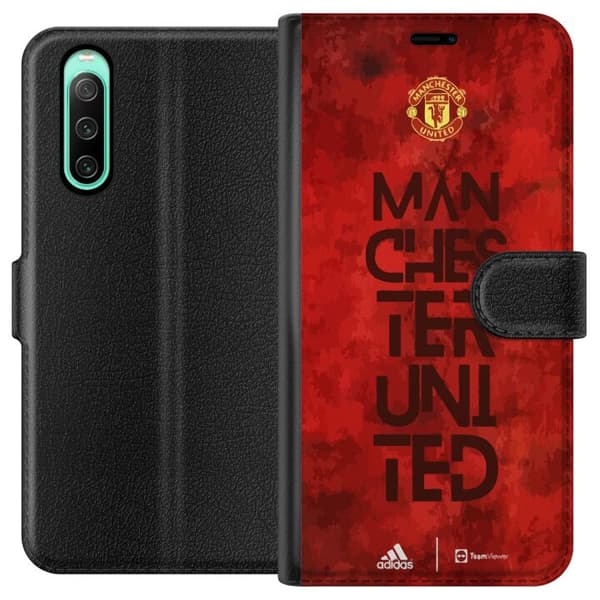 Sony Xperia 10 IV Plånboksfodral Manchester United FC