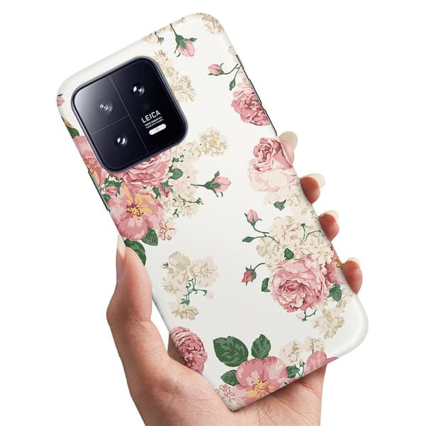 Xiaomi 13 - Deksel/Mobildeksel Retro Blomster