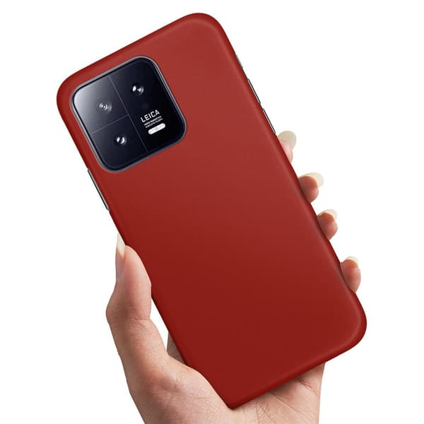 Xiaomi 13 - Cover/Mobilcover Mørkrød