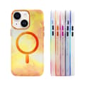 Miniatyrbild 2 av 6: iPhone 14 Plus MagSafe Mobilskal - Orange Abstrakt