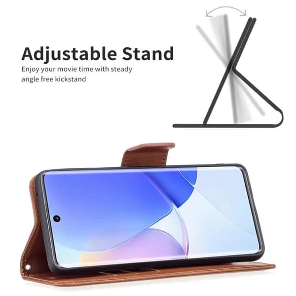 Texturerat BF Series-3 Xiaomi Redmi 10C Fodral - Brunt