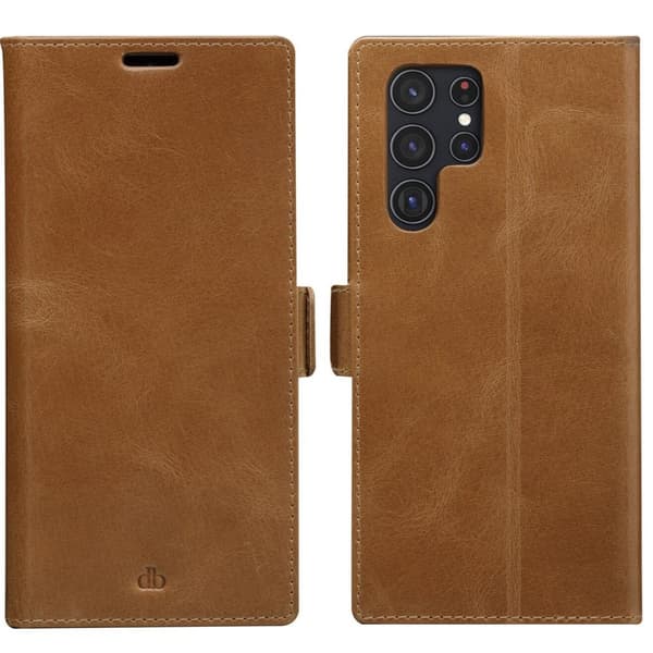 Dbramante Copenhagen Samsung Galaxy S22 Ultra fodral (brun)