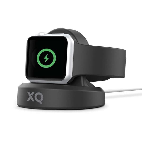 XQISIT Laturi Apple Watch Charger USB-C with Stand