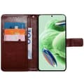 Miniatyrbillede 1 af 3: Wallet cover 3-kort Xiaomi Redmi Note 12 5G - Brun