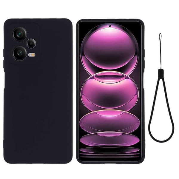 Liquid silikone cover Xiaomi Redmi Note 12 Pro 5G - Sort