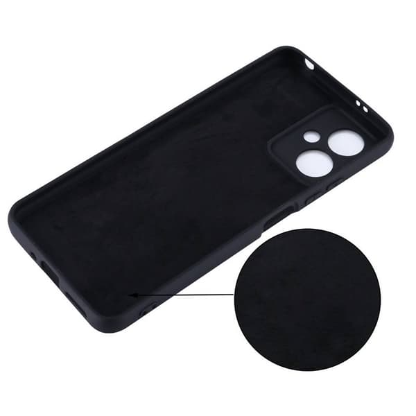 Liquid silikone cover Xiaomi Redmi Note 12 5G - Sort