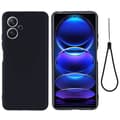 Miniatyrbillede 2 af 3: Liquid silikone cover Xiaomi Redmi Note 12 5G - Sort