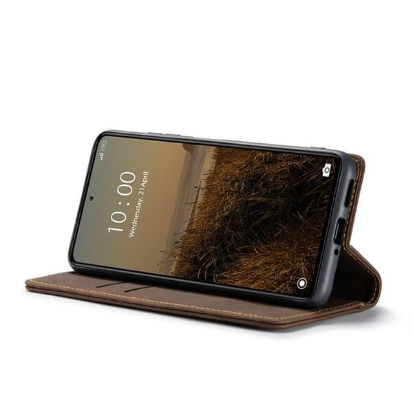 CaseMe Smart Magnet FlipCase Xiaomi Redmi Note 12 5G - Coffee