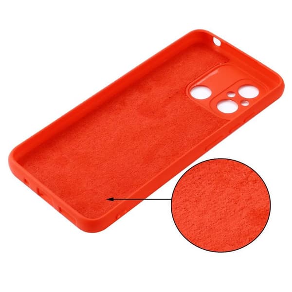 Liquid silikondeksel Xiaomi Redmi 12C - Rød