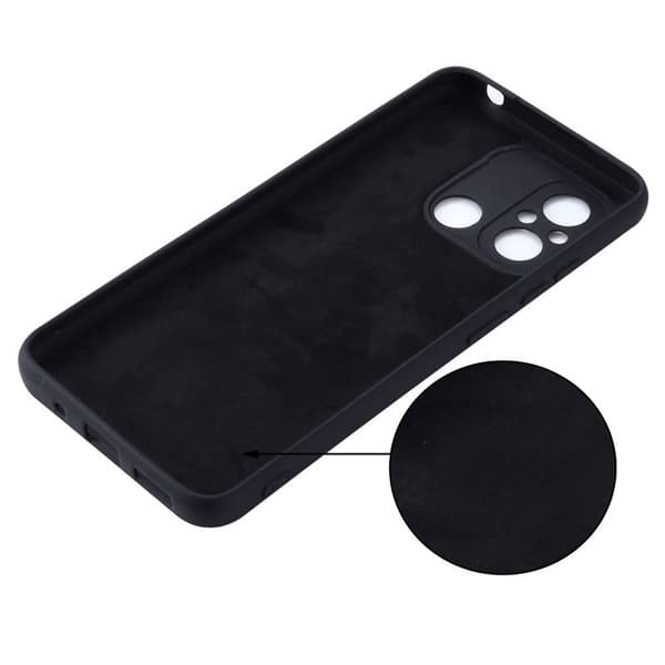 Liquid silikone cover Xiaomi Redmi 12C - Sort
