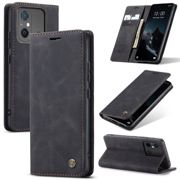 CaseMe Smart Magnet Flipdeksel Xiaomi Redmi 12C - Sort