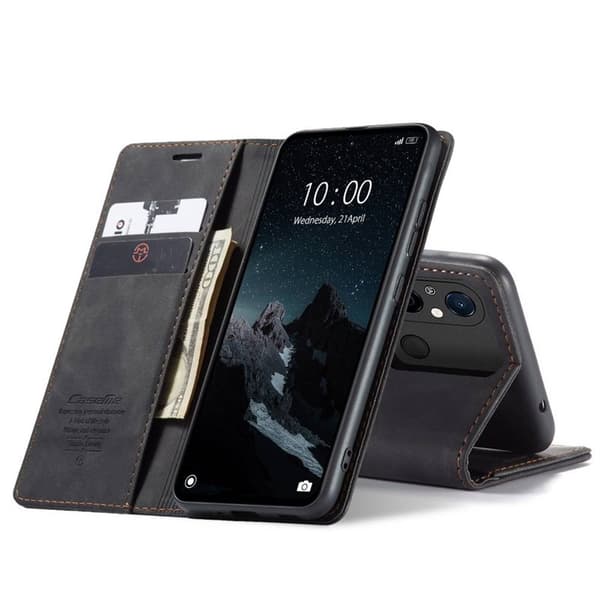 CaseMe Smart Magnet Flipdeksel Xiaomi Redmi 12C - Sort