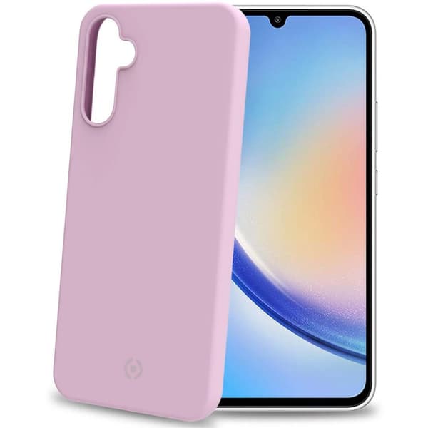Cromo Pehmeä kumikotelo Galaxy A34 5G Pink