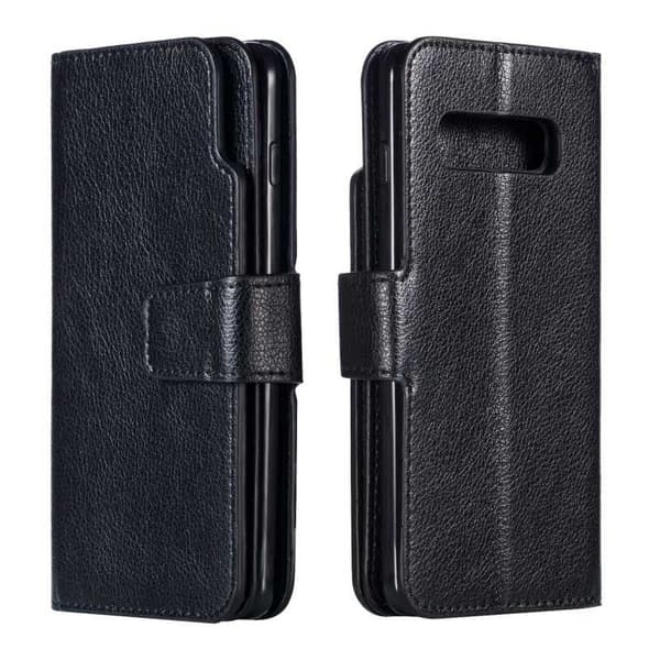 Samsung S10 praktisk pung-etui med 12-bakker Array V4