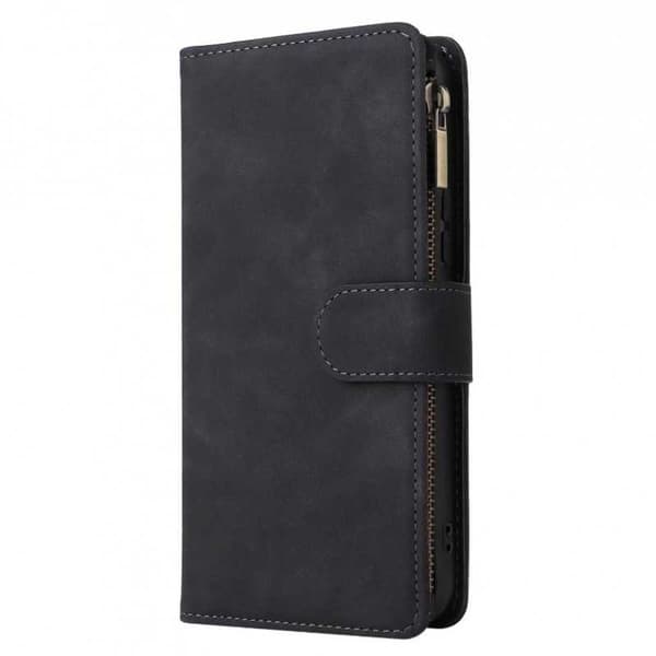 Samsung A14 5G/4G multifunktionelt pung etui Lynlås 8-rum