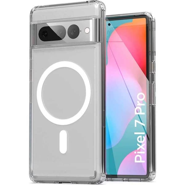 Google Pixel 7 Pro Transparent stødabsorberende cover MagSafe-kompatibel