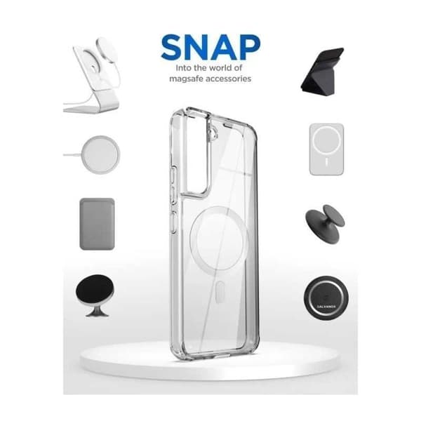 Samsung A34 5G Transparent stødabsorberende cover MagSafe-kompatibel