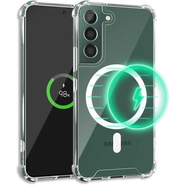 Samsung A34 5G Transparent stødabsorberende cover MagSafe-kompatibel