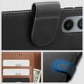 Miniatyrbillede 2 af 4: Motorola Moto G73 Wallet Case PU-læder 4-LOMMES