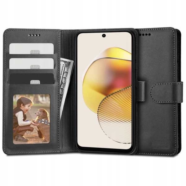 Motorola Moto G73 Wallet Case PU-læder 4-LOMMES