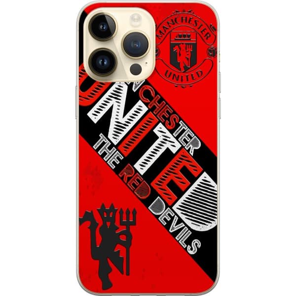 Apple iPhone 14 Pro Max Gjennomsiktig deksel Manchester United FC