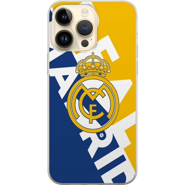 Apple iPhone 14 Pro Max Läpinäkyvä kuori Real Madrid