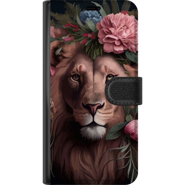 OnePlus 9 Plånboksfodral Blommor Lejon