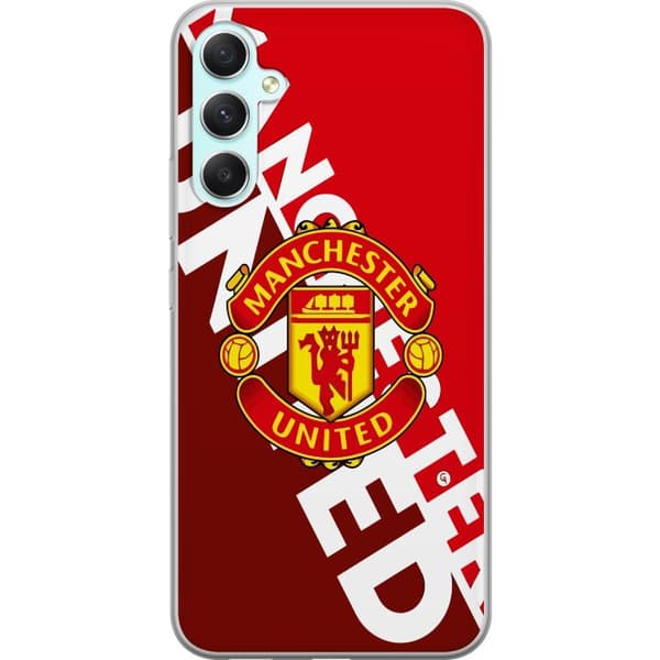 Samsung Galaxy A34 Gennemsigtig cover Manchester United FC