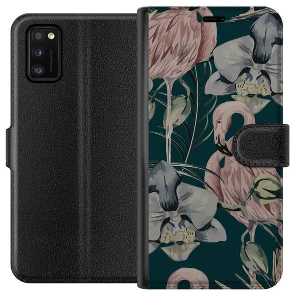 Samsung Galaxy A41 Plånboksfodral Flamingo