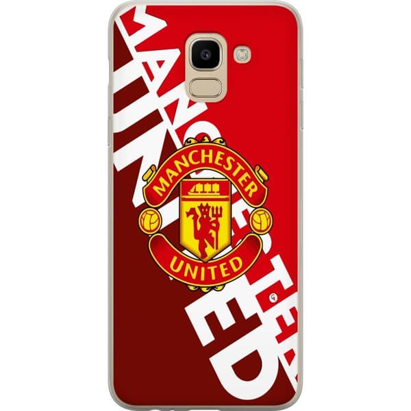 Samsung Galaxy J6 Gennemsigtig cover Manchester United FC