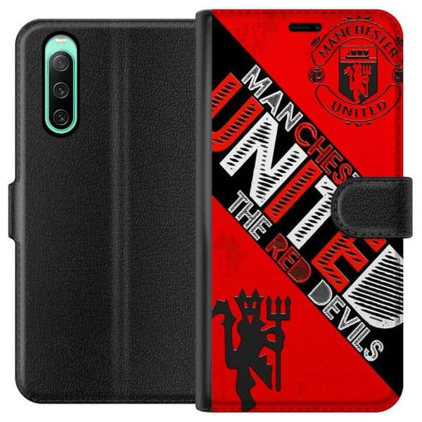Sony Xperia 10 IV Plånboksfodral Manchester United FC