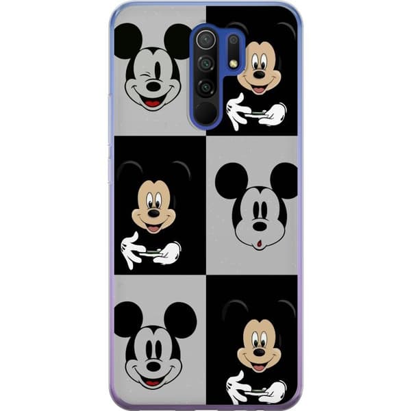Xiaomi Redmi 9 Gjennomsiktig deksel Mickey Mouse