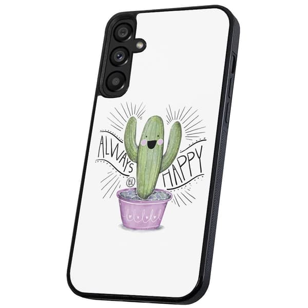 Samsung Galaxy A34 - Cover/Mobilcover Happy Cactus