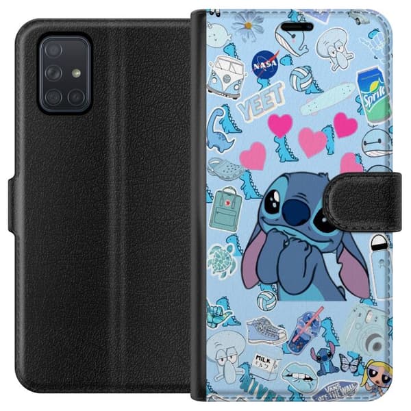 Samsung Galaxy A71 Tegnebogsetui Stitch