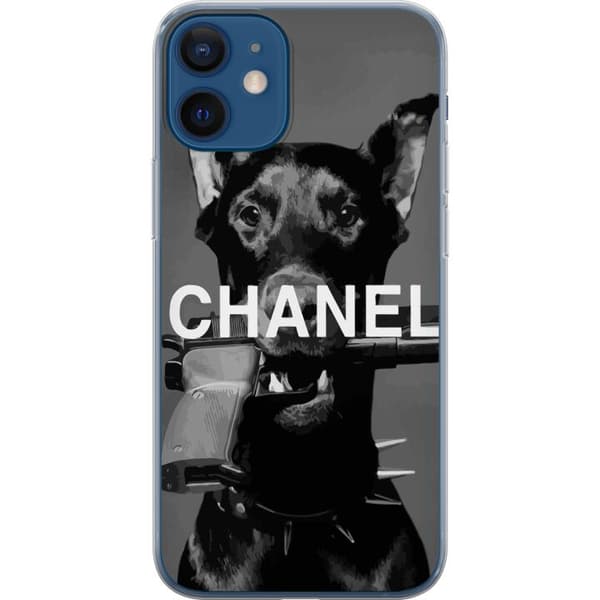 Apple iPhone 12  Gennemsigtig cover Hund Pistol