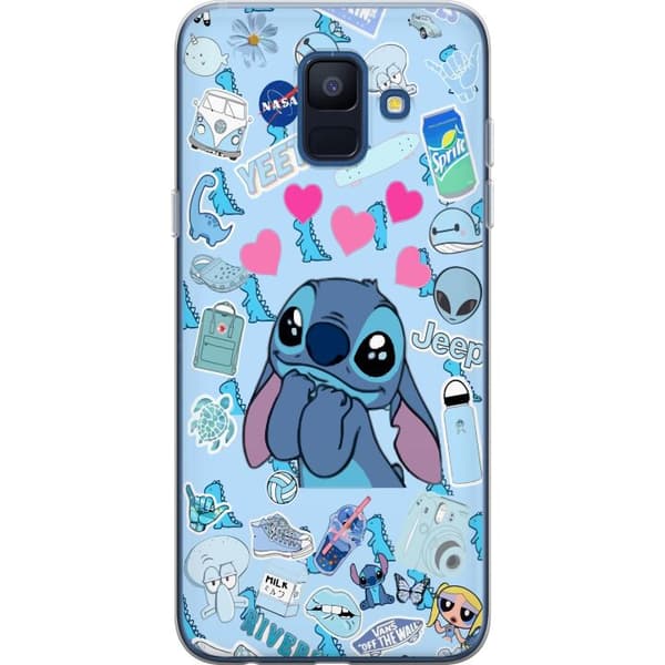 Samsung Galaxy A6 (2018) Gjennomsiktig deksel Stitch