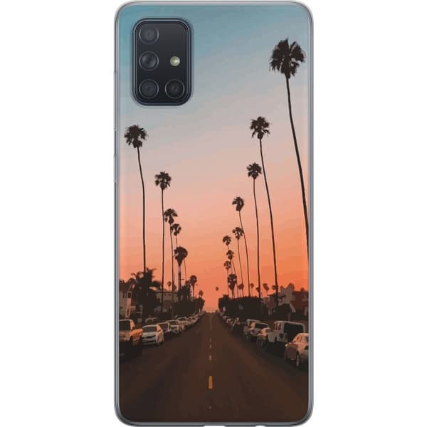 Samsung Galaxy A71 Gennemsigtig cover Sommer