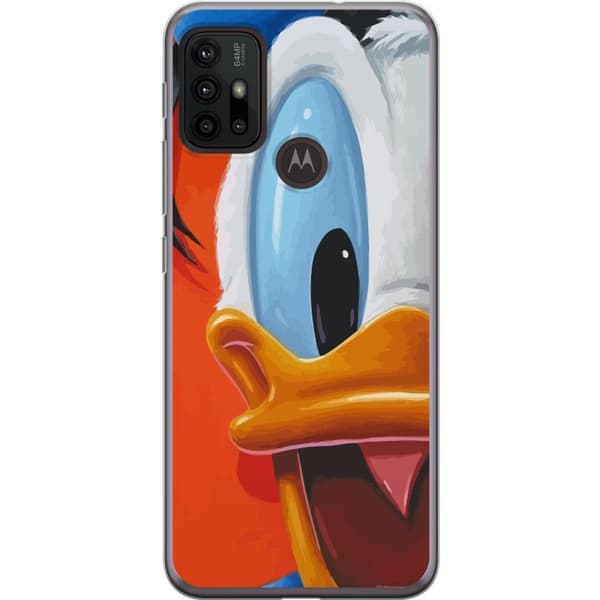 Motorola Moto G30 Genomskinligt Skal Kalle Anka