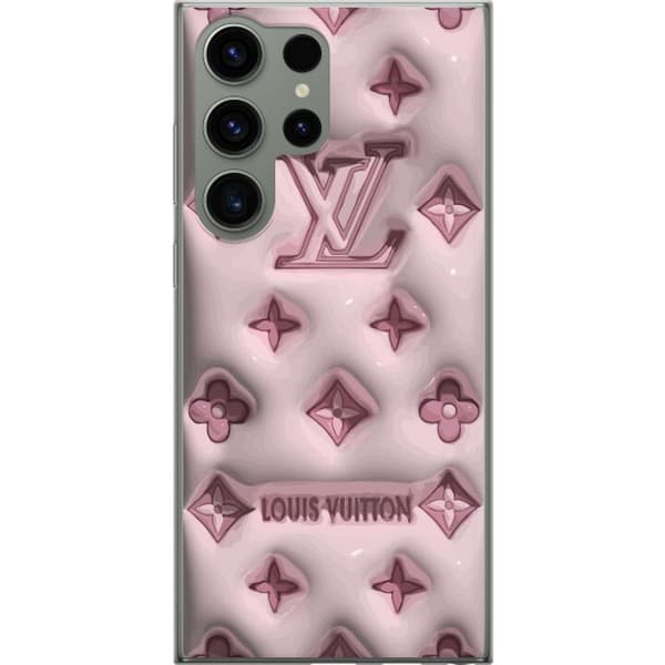 Samsung Galaxy S23 Ultra Gennemsigtig cover LV Pink