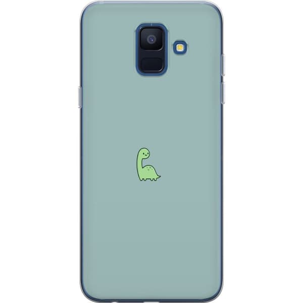 Samsung Galaxy A6 (2018) Läpinäkyvä kuori Tiny Dino
