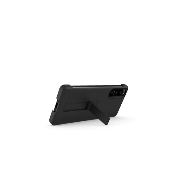 SONY Original Xperia 5 IV skal style cover with stand svart