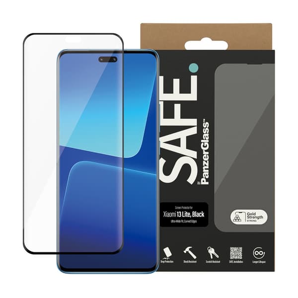 SAFE. by PanzerGlass Xiaomi 13 Lite Näytönsuoja Ultra-Wide Fit