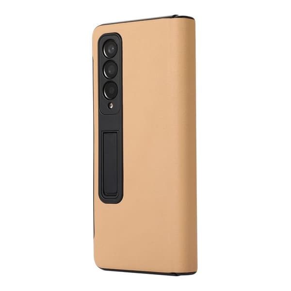 Samsung Galaxy Z Fold3 Mobilskal Fodral Läder - Brun