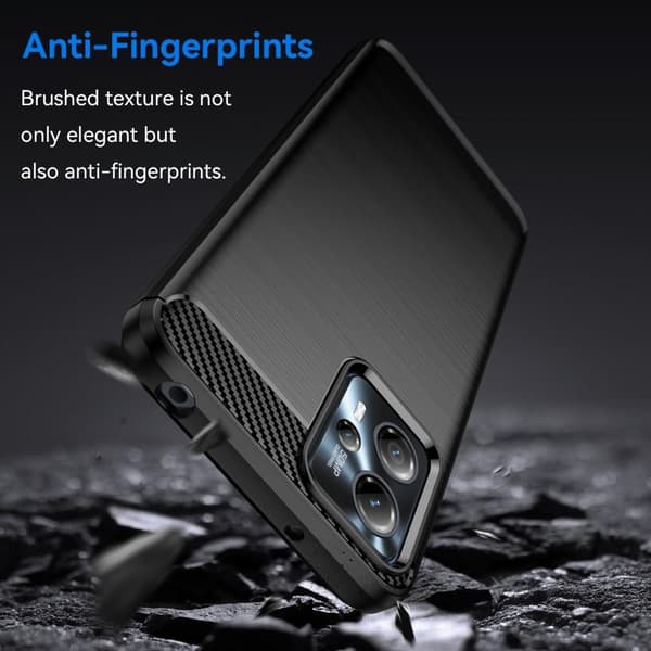 SKALO Motorola Moto G23 4G Armor Carbon Stødsikker TPU-cover