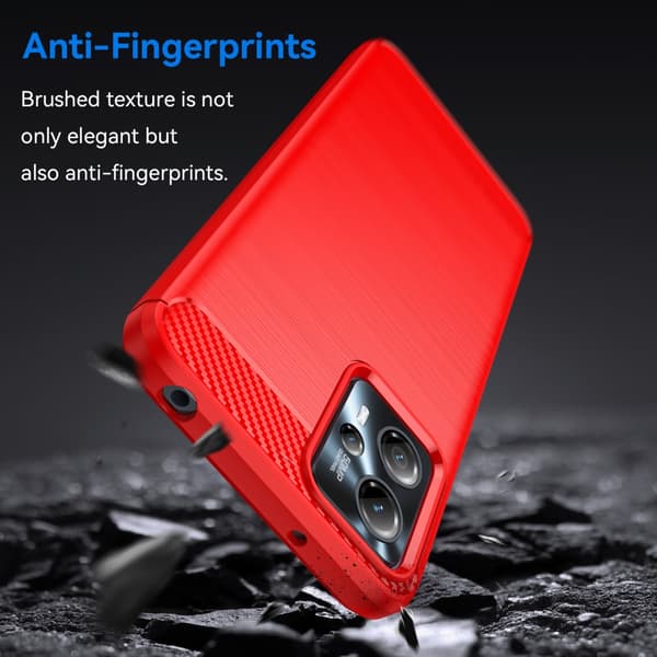 SKALO Motorola Moto G23 4G Armor Carbon Stødsikker TPU-cover