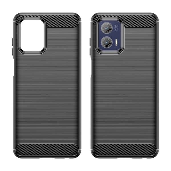 SKALO Motorola Moto G73 5G Armor Carbon Iskunkestävä TPU suojakuori