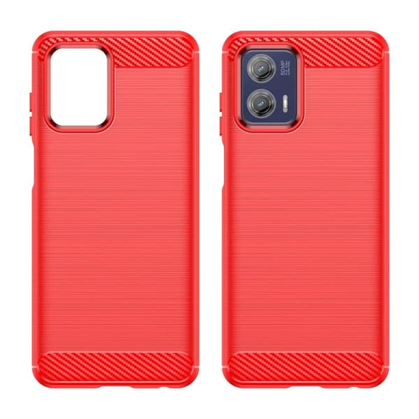 SKALO Motorola Moto G73 5G Armor Carbon Iskunkestävä TPU suojakuori