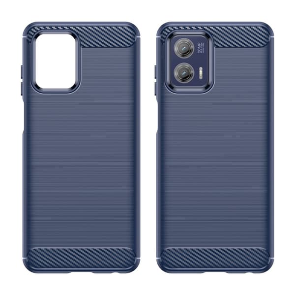 SKALO Motorola Moto G73 5G Armor Carbon Iskunkestävä TPU suojakuori