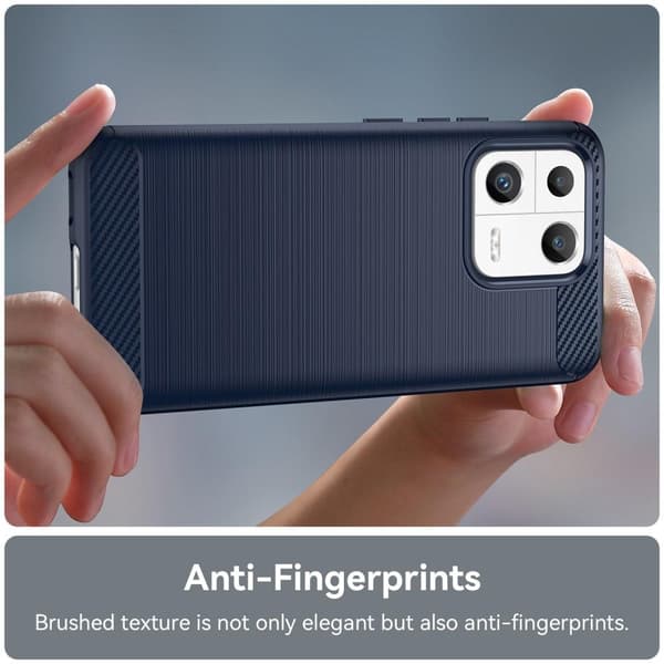 SKALO Xiaomi 13 5G Armor Carbon Iskunkestävä TPU suojakuori