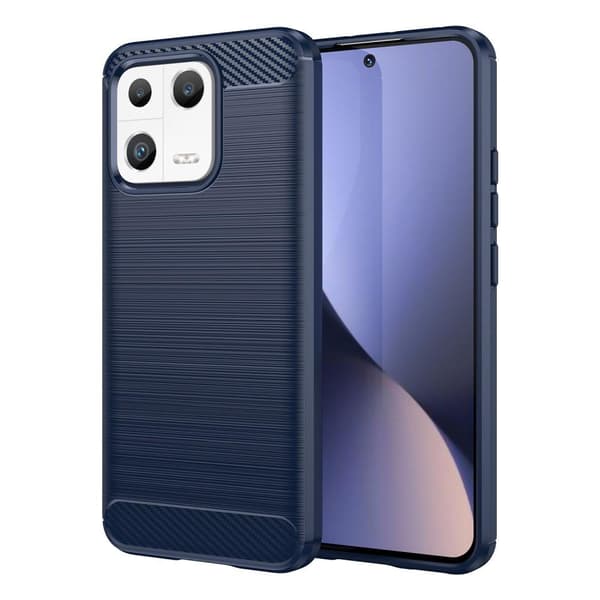 SKALO Xiaomi 13 5G Armor Carbon Iskunkestävä TPU suojakuori